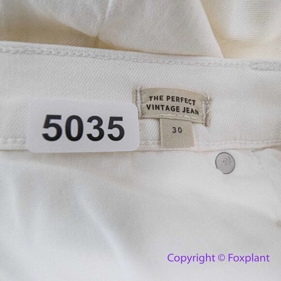 NEW Madewell The High-Rise Perfect Vintage Jean in Tile White, 30 - Picture 14 of 16